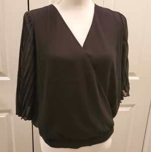 Naked Zebra Black Lightweight Blouse